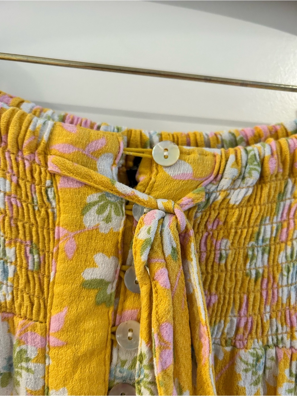 Rachel Zoe Yellow Floral Maxi Skirt - Picture 6 of 15